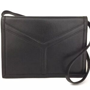 Yves Saint Laurent Black Leather Handbag